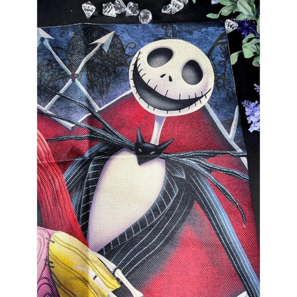 Nightmare Christmas Pillowcase Jack Sally Home Decor Pillow Cushion Cover - Picture 3 of 11